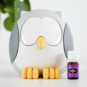 Young Living Feather the Owl Diffuser Ultrasonic Essential Oil Diffuser New